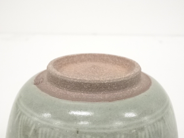 道具 ] - 道具 京焼 雲林院宝山造 青磁狂言袴茶碗（共箱） | ネット